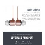 Wholesale Premium Sports Over the Neck Wireless Bluetooth Stereo Headset V8 (Rose Gold)